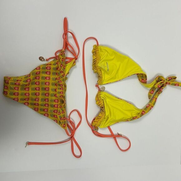 Blackbough "Tulip Time" Ruffled Halter Bikini Set - Large - Picture 5 of 10